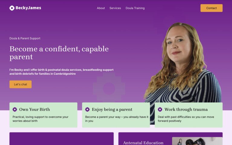 Website image for beckyjames.com
