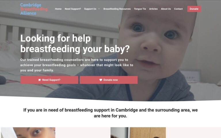 Website image for Cambridge Breastfeeding Alliance