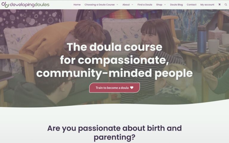 Website image for developingdoulas.co.uk