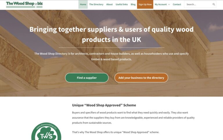 Website image for thewoodshop.biz
